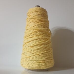 Soft Yellow Yarn Cone